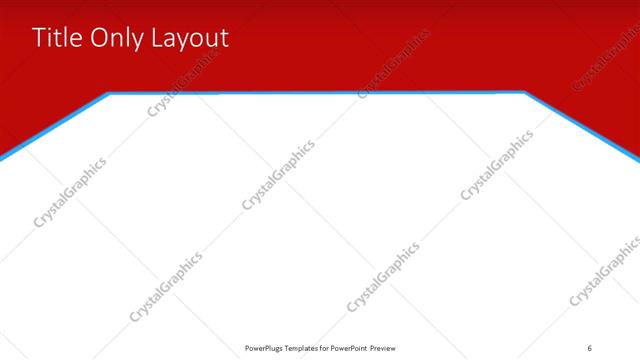 Title Only presentation slide layout