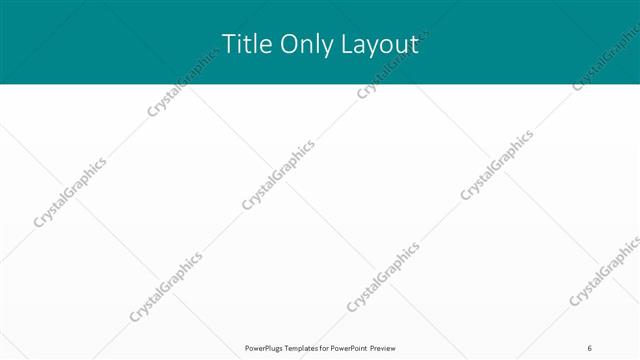 Title Only presentation slide layout
