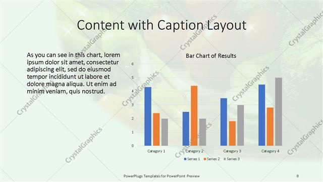 Content with Caption presentation slide layout