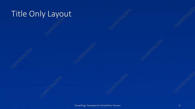 Title Only presentation slide layout