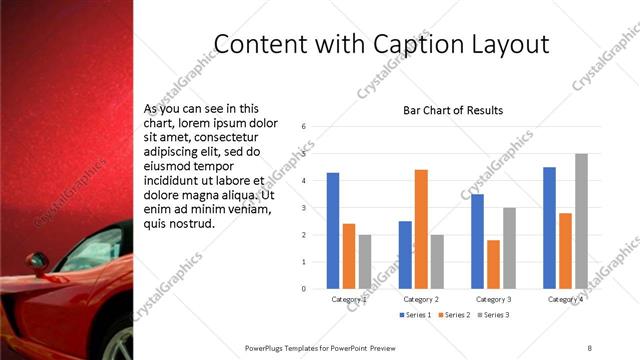 Content with Caption presentation slide layout