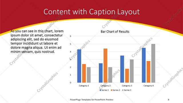 Content with Caption presentation slide layout