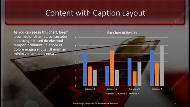 Content with Caption presentation slide layout