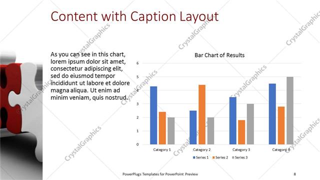 Content with Caption presentation slide layout