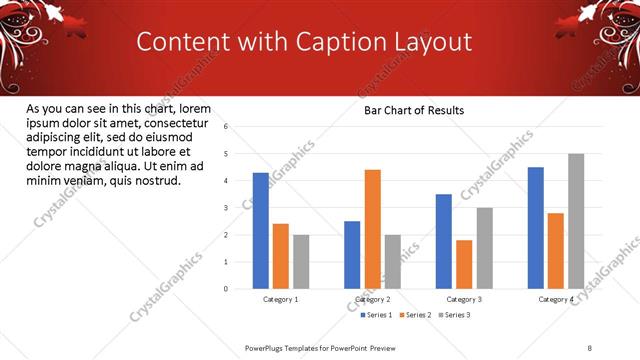 Content with Caption presentation slide layout