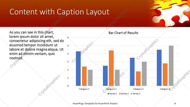 Content with Caption presentation slide layout