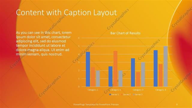 Content with Caption presentation slide layout