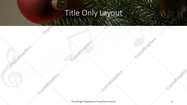 Title Only presentation slide layout