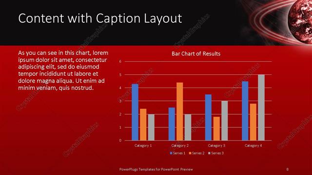 Content with Caption presentation slide layout