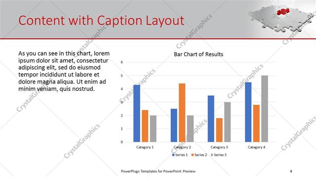 Content with Caption presentation slide layout