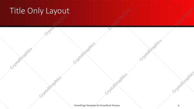 Title Only presentation slide layout