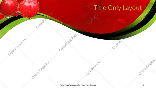 Title Only presentation slide layout