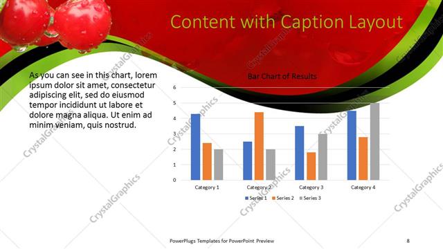 Content with Caption presentation slide layout