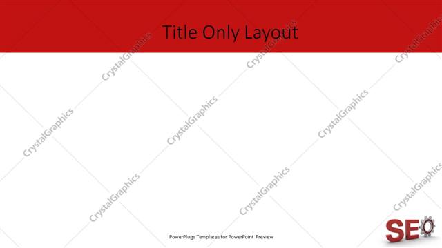 Title Only presentation slide layout