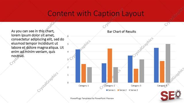 Content with Caption presentation slide layout