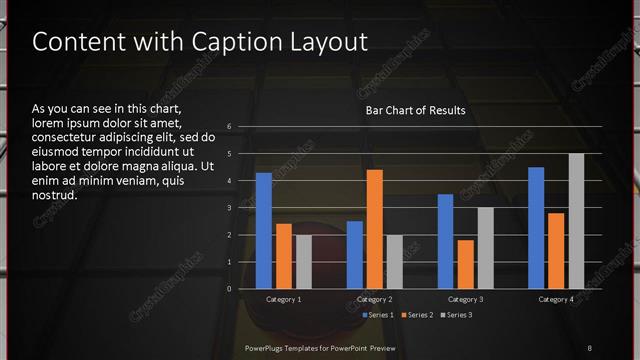 Content with Caption presentation slide layout