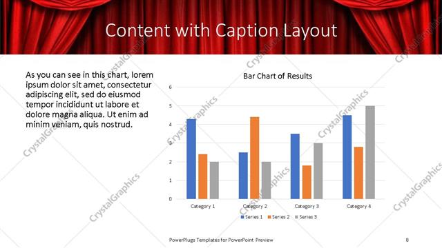Content with Caption presentation slide layout