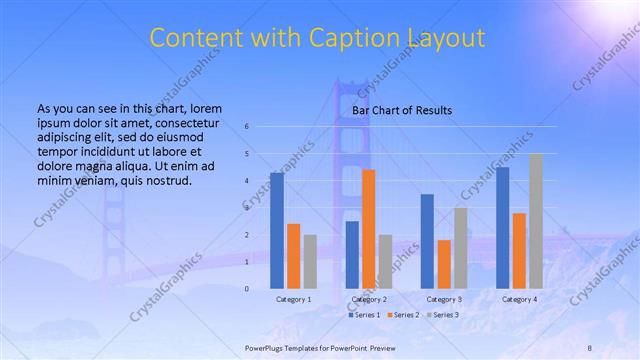 Content with Caption presentation slide layout