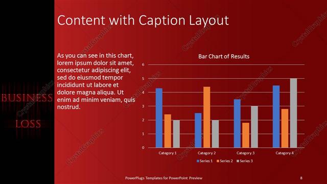 Content with Caption presentation slide layout