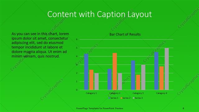 Content with Caption presentation slide layout