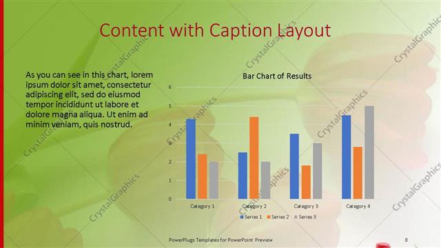 Content with Caption presentation slide layout