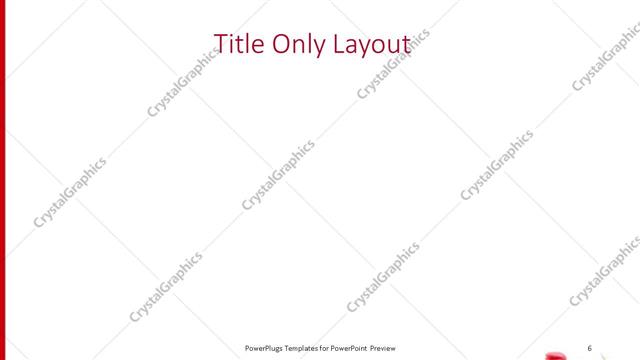 Title Only presentation slide layout
