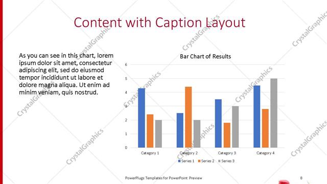 Content with Caption presentation slide layout