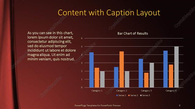 Content with Caption presentation slide layout
