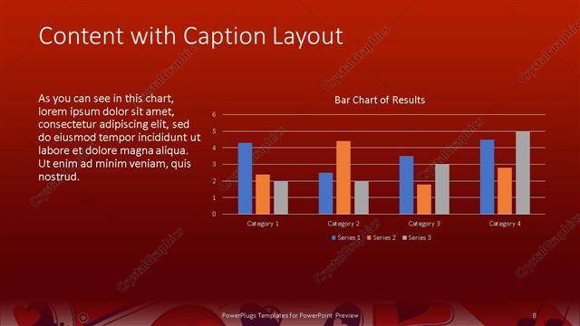Content with Caption presentation slide layout
