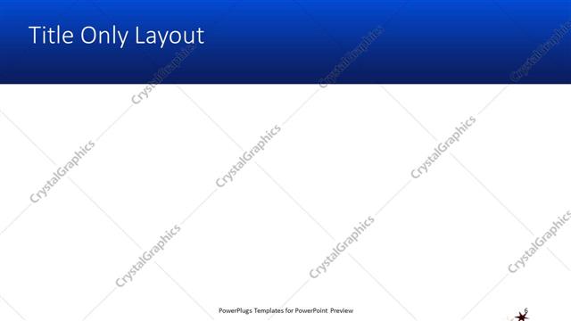 Title Only presentation slide layout