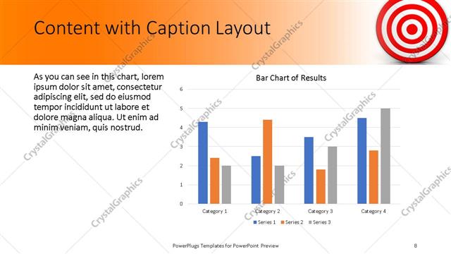 Content with Caption presentation slide layout