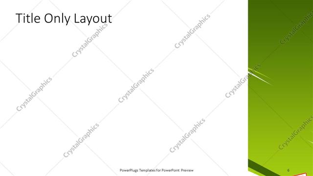 Title Only presentation slide layout