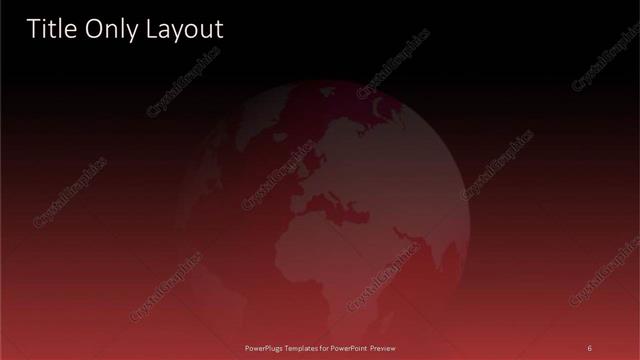 Title Only presentation slide layout