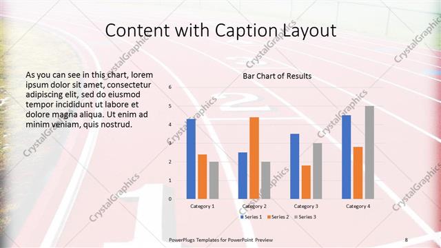 Content with Caption presentation slide layout
