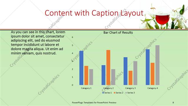 Content with Caption presentation slide layout