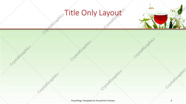 Title Only presentation slide layout