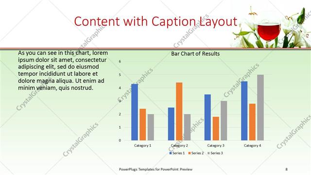 Content with Caption presentation slide layout