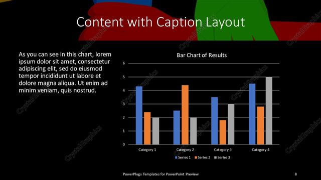 Content with Caption presentation slide layout