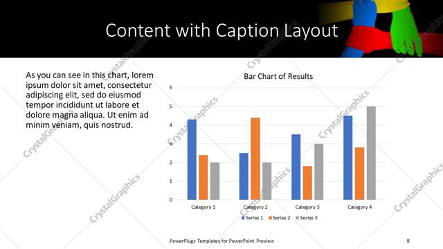 Content with Caption presentation slide layout