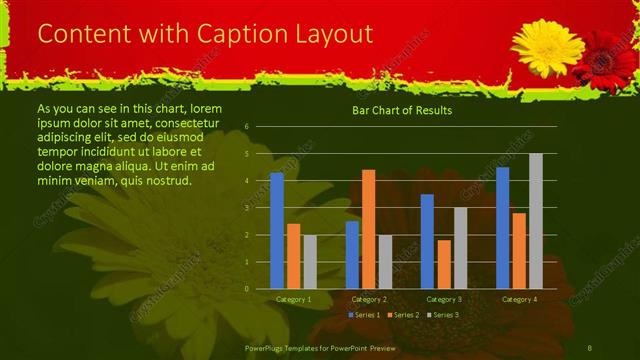 Content with Caption presentation slide layout