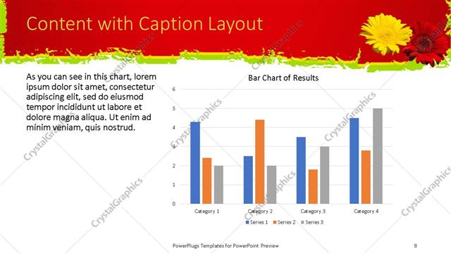 Content with Caption presentation slide layout