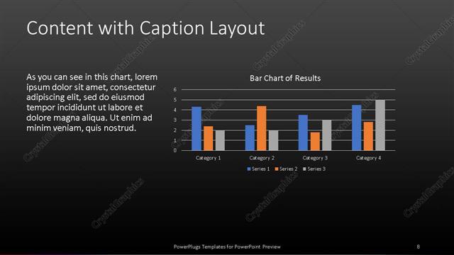 Content with Caption presentation slide layout