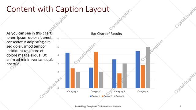 Content with Caption presentation slide layout