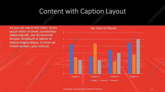 Content with Caption presentation slide layout