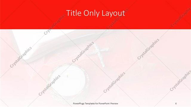 Title Only presentation slide layout