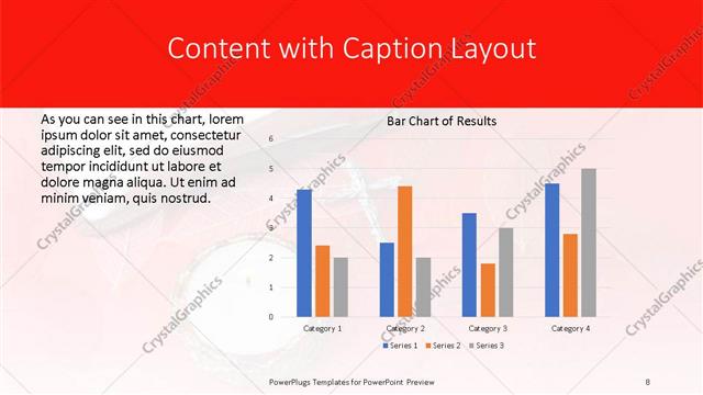 Content with Caption presentation slide layout
