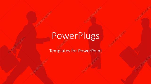  Presentation with corporate - A reddish background and place for text