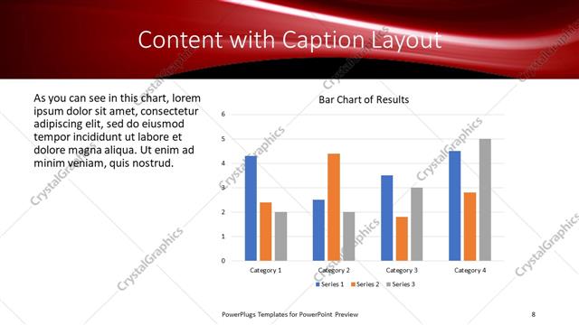 Content with Caption presentation slide layout