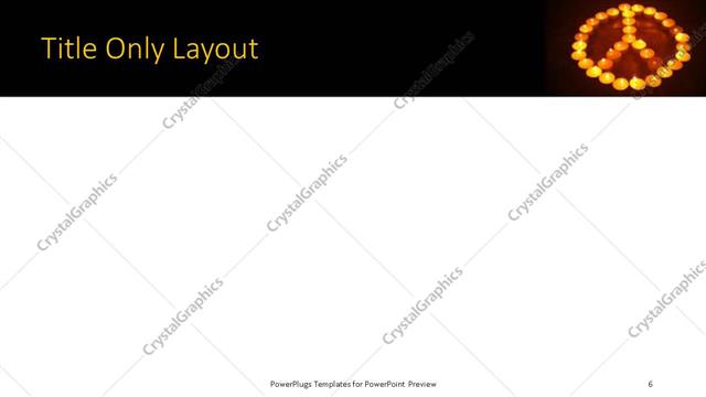 Title Only presentation slide layout