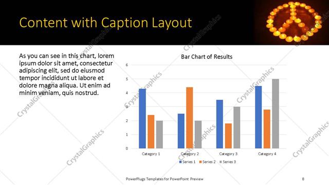 Content with Caption presentation slide layout